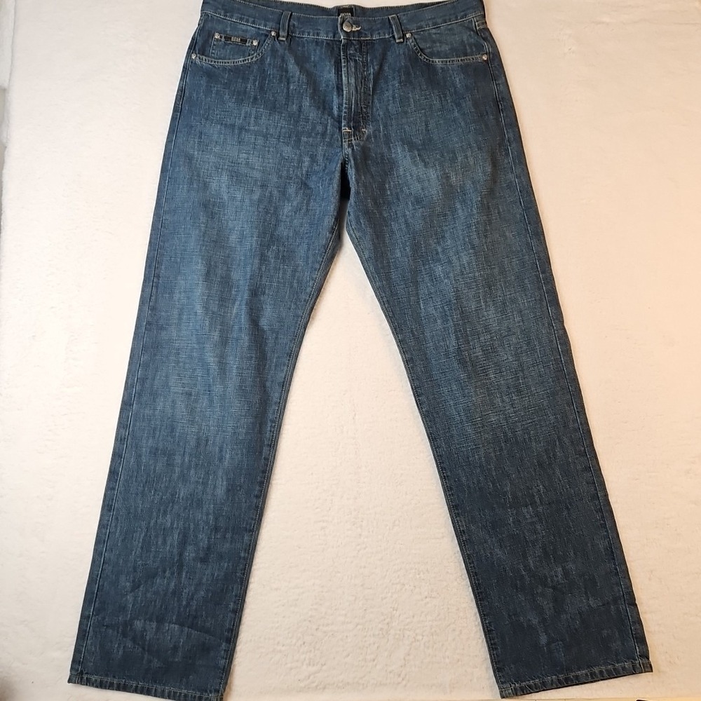 HUGO BOSS Arkansas Mens Jeans W38‎ L34 Blue Jeans Designer